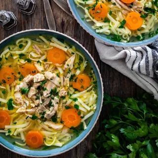 Chicken Soup with Homemade Noodles