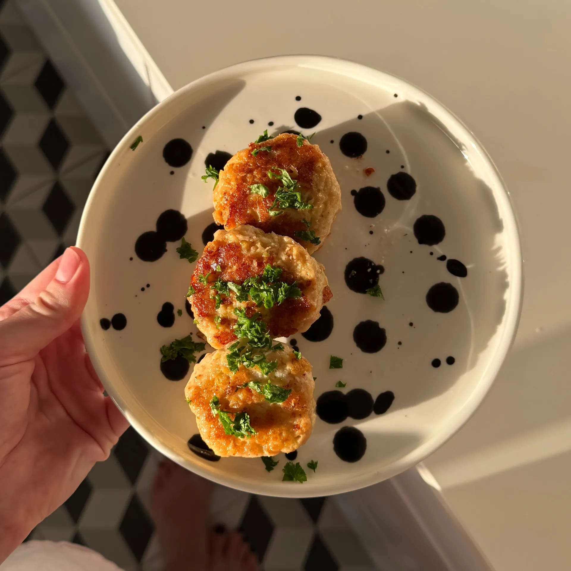 Juicy Chicken Patties with Cottage Cheese